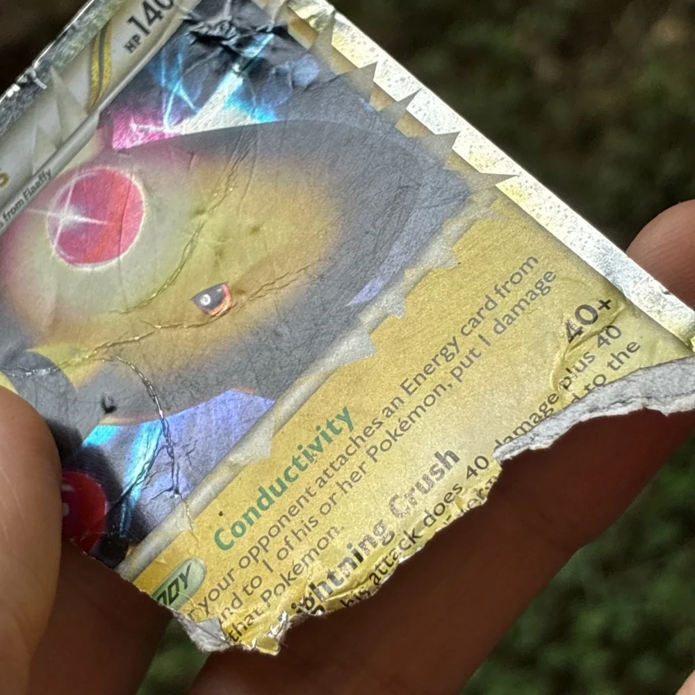 Ampharos (Prime) 105/123 Heartgold & Soulsilver Holo - Damaged Ripped As Is